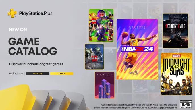 PlayStation Plus三月陣容：NBA 2K24、《生化危機3》、《午夜太陽》等(圖1)
