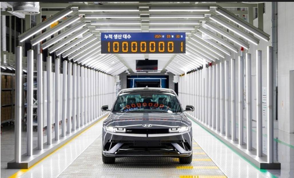 全球汽車?yán)塾嫯a(chǎn)量達1億輛 現(xiàn)代汽車創(chuàng)下重要里程碑