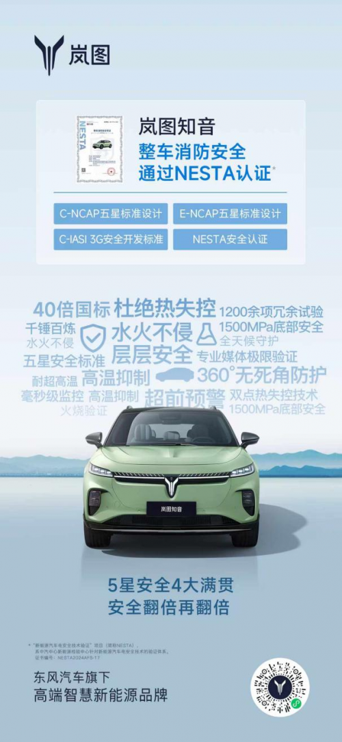 16層電池防護(hù)結(jié)構(gòu)！電池與消防測試滿分，嵐圖知音榮獲NESTA認(rèn)證！(圖6)